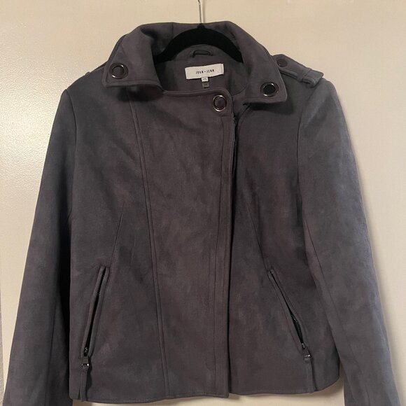 John and Jenn moto style jacket - Size L - gently worn - Picture 1 of 2